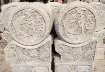 绵阳精美绝伦的金蟾蜍门墩雕塑