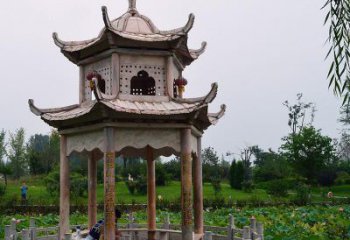 绵阳装点你的空间，让石雕凉亭景观雕塑点缀你的美