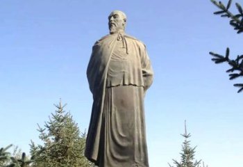 绵阳令人敬畏的林则徐雕像