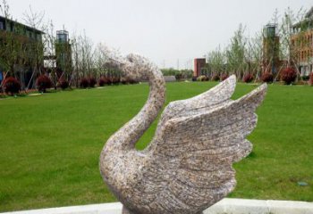 绵阳优雅迷人的天鹅雕塑
