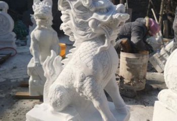 绵阳正宗古典麒麟神兽招财动物雕塑