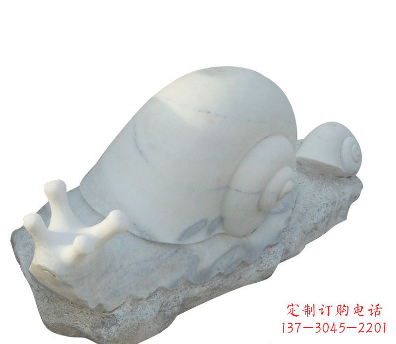 绵阳蜗牛石雕公园动物摆件