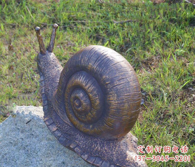 绵阳蜗牛铜雕