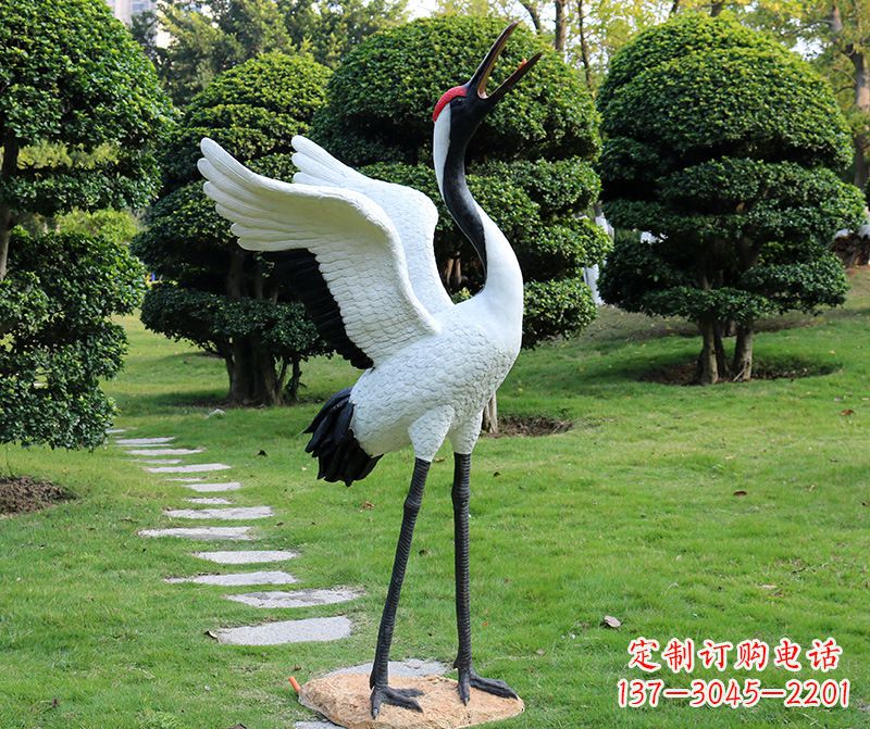 绵阳仙鹤金属雕塑