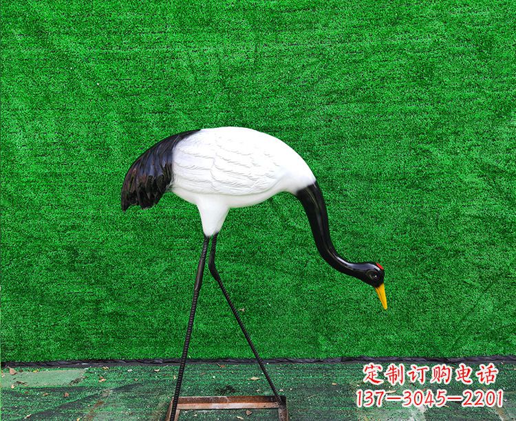 绵阳仙鹤头雕塑