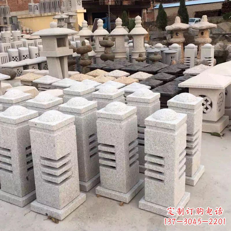 绵阳现代简约石雕灯笼