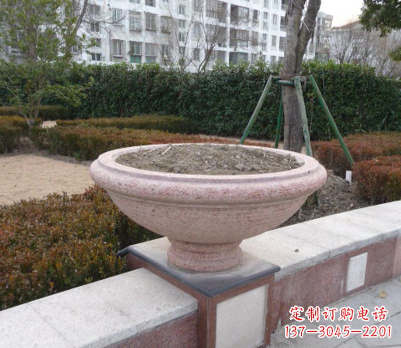 绵阳小区花盆石雕
