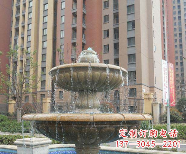 绵阳小区景观大理石喷泉石雕
