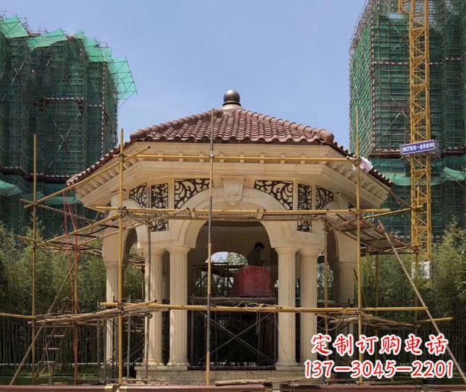 绵阳小区景观欧式凉亭石雕