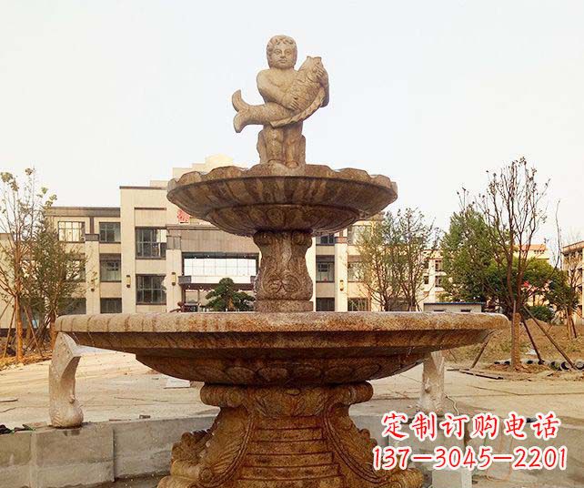 绵阳小区景观欧式喷泉石雕