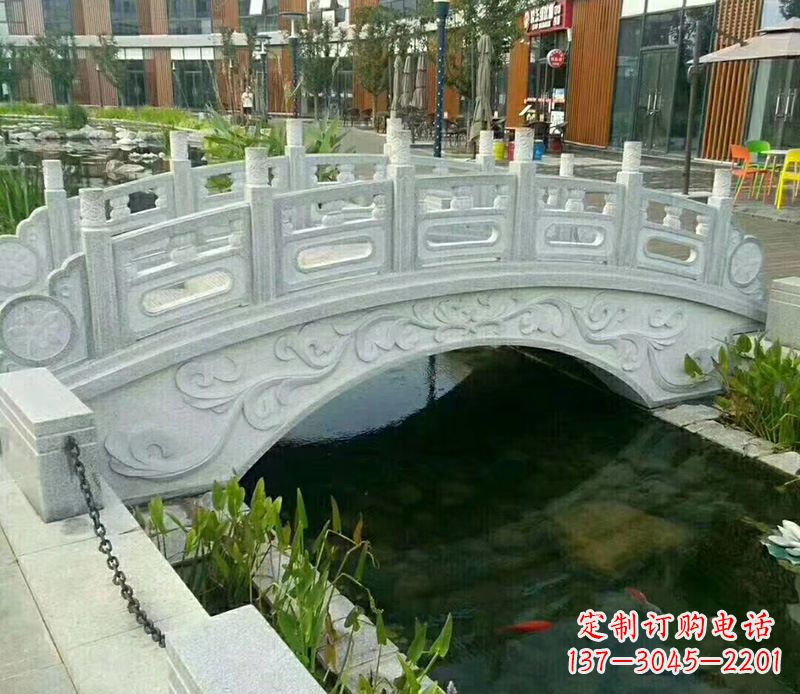 绵阳小区景观石桥栏杆