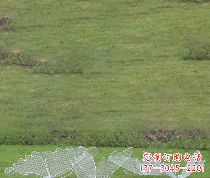绵阳小区镂空蝴蝶不锈钢摆件雕塑