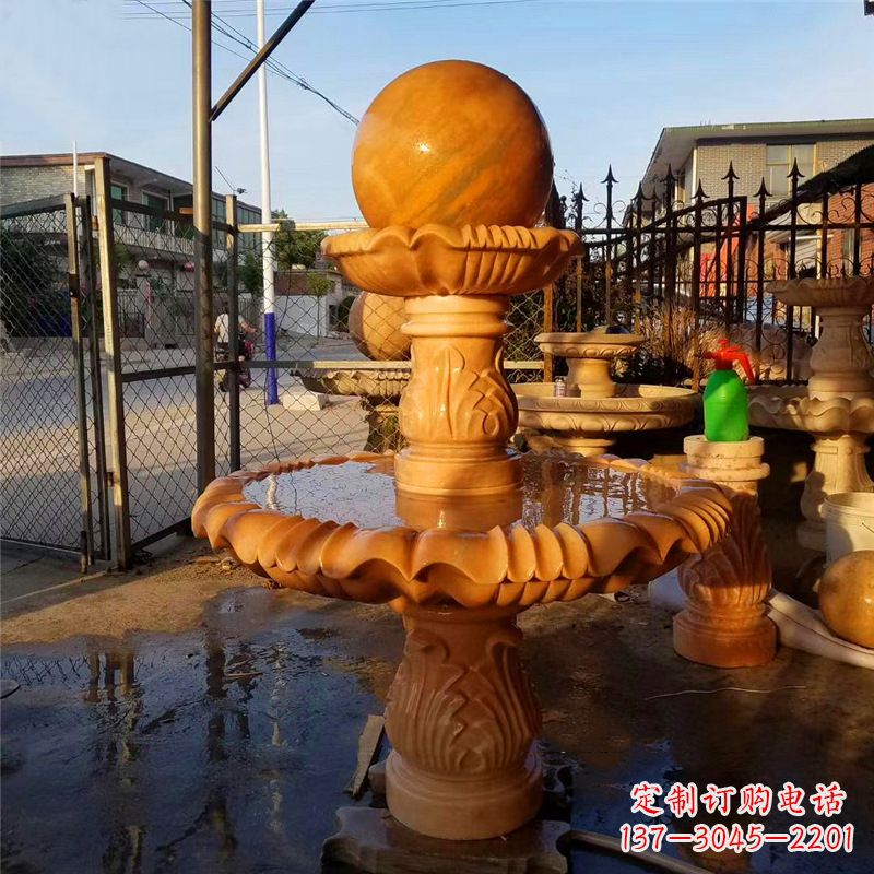 绵阳小区石雕喷泉塔