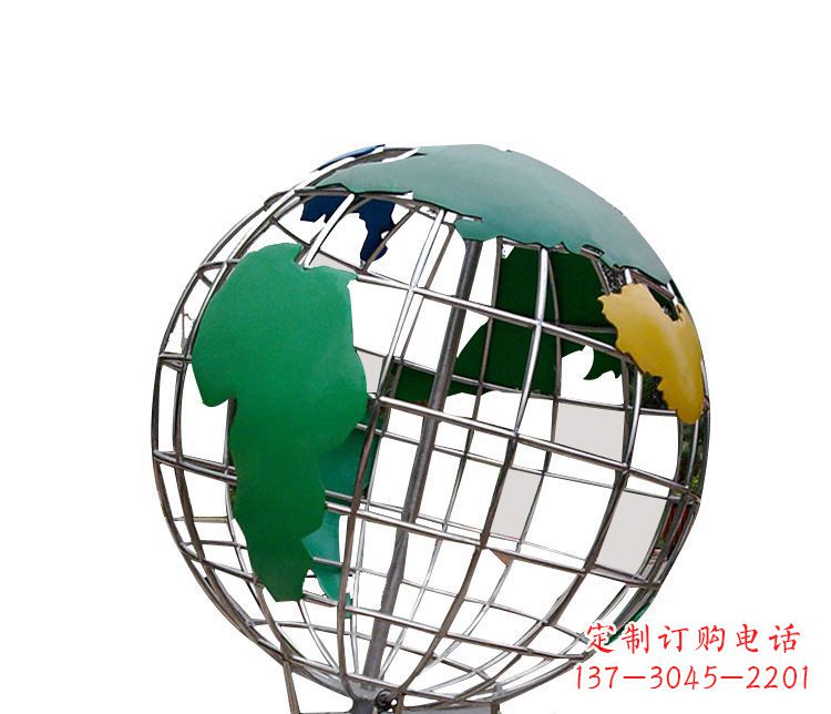 绵阳校园不锈钢地球仪摆件雕塑