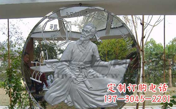 绵阳校园不锈钢名人浮雕