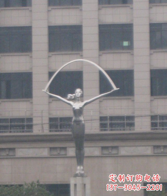 绵阳校园不锈钢女孩雕塑