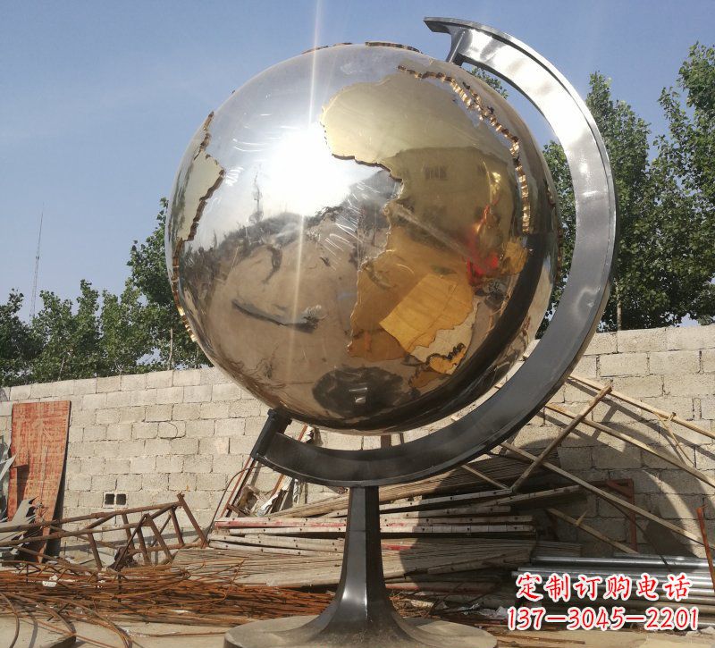 绵阳校园地球仪雕塑