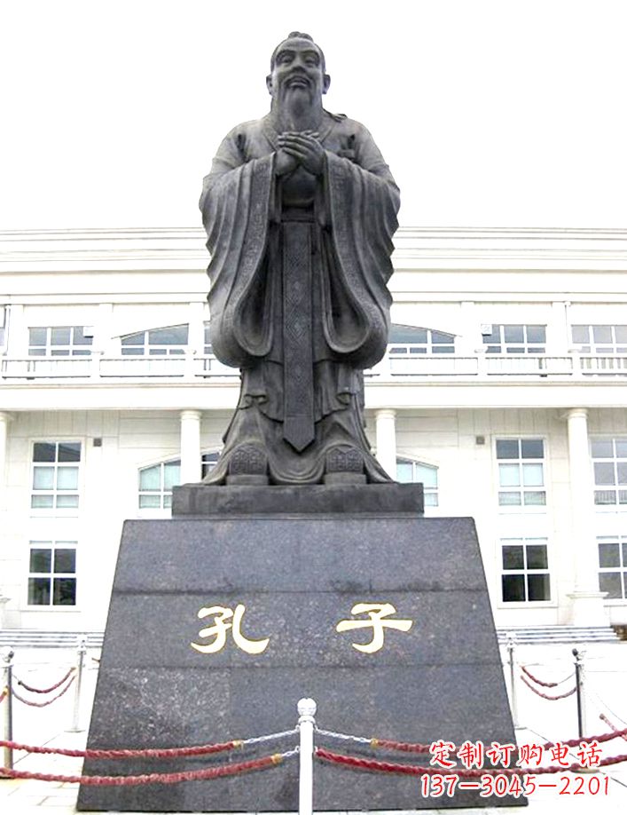 绵阳校园孔子雕塑