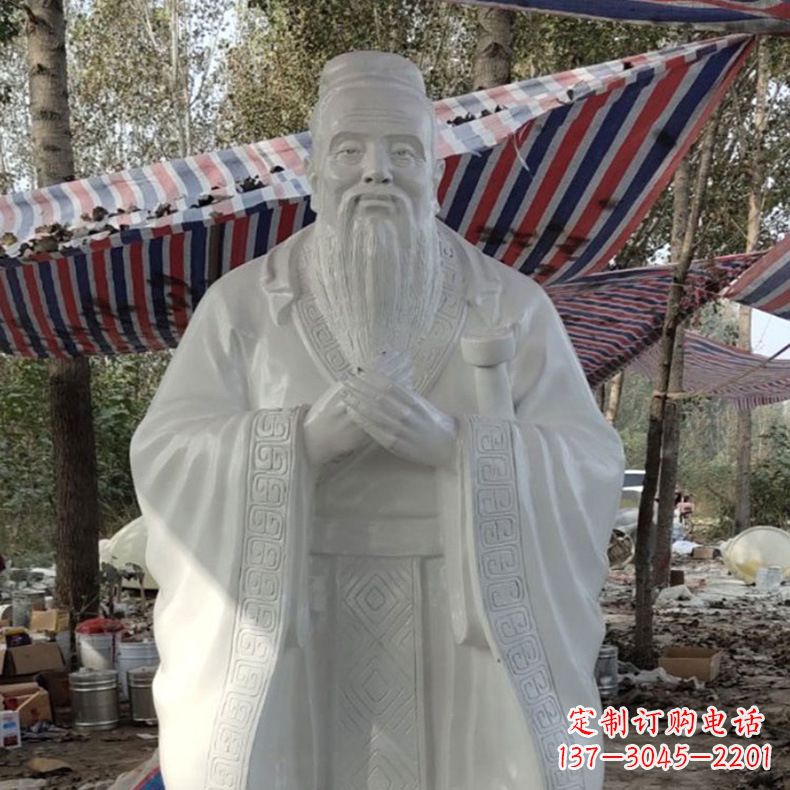 绵阳校园孔子雕像