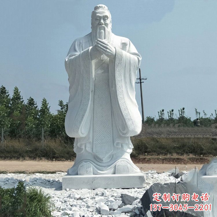 绵阳校园孔子人物雕像