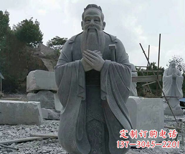 绵阳校园孔子人物石雕