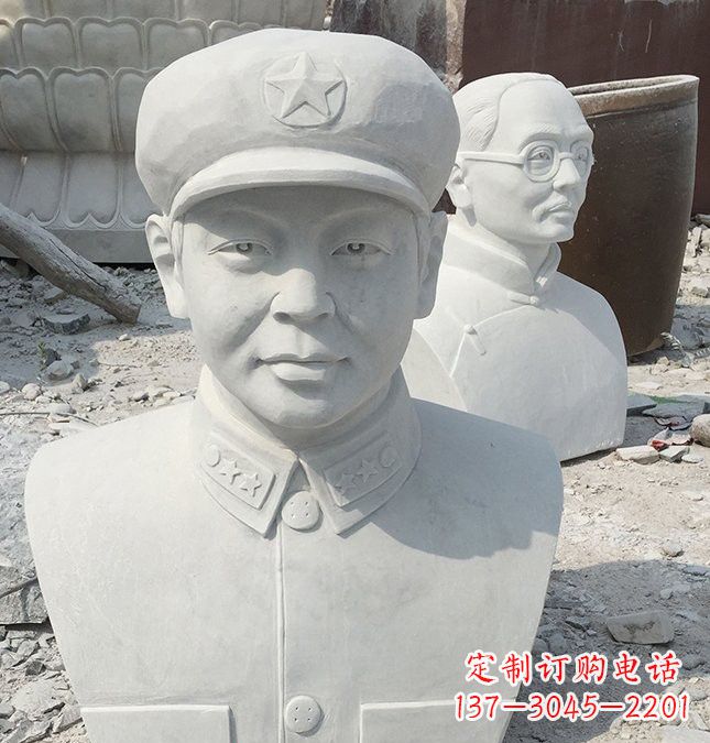 绵阳校园雷锋头像石雕