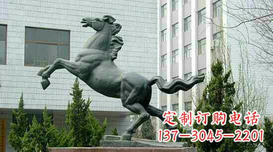 绵阳校园龙马精神铜雕