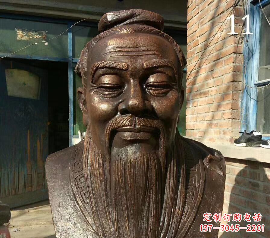 绵阳校园名人铜雕 人物雕塑