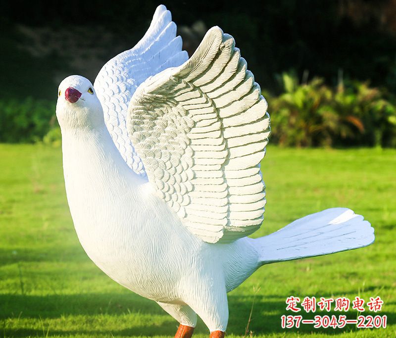 绵阳写真雕塑和平鸽
