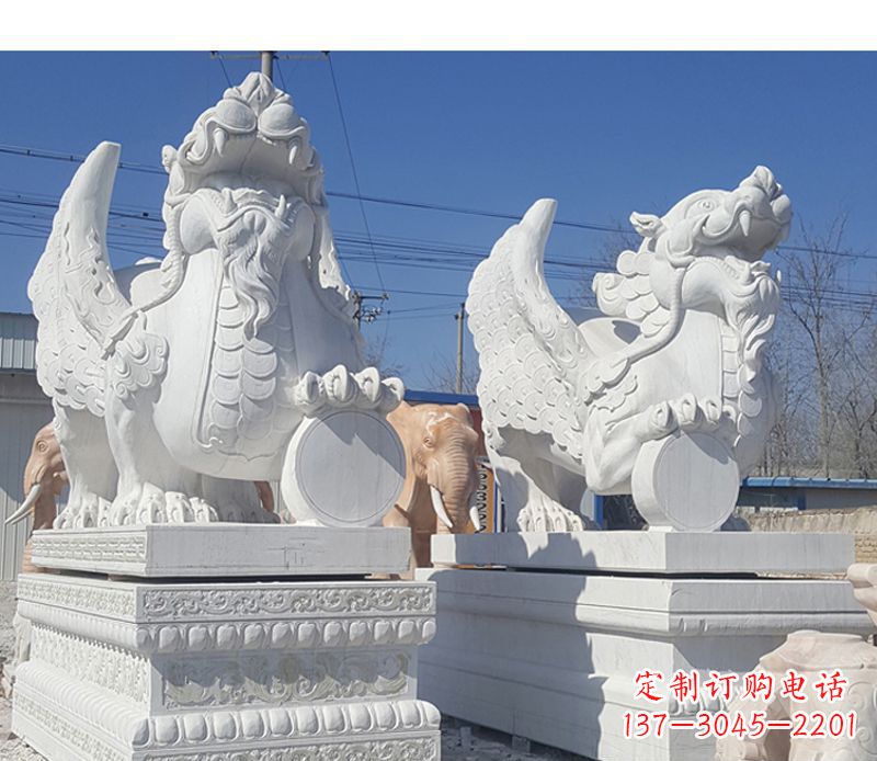 绵阳獬豸法院门口神兽石雕