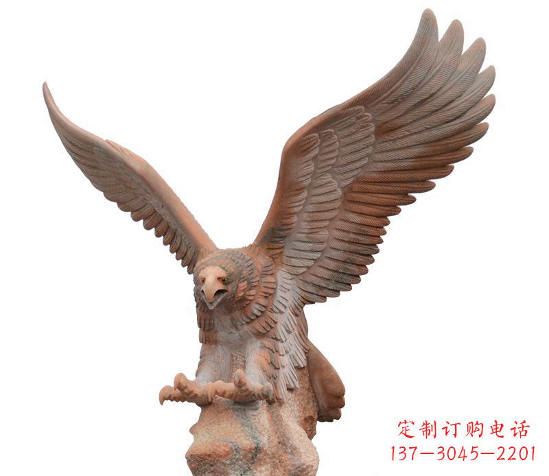 绵阳雄鹰展翅石雕