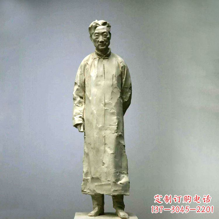 绵阳徐悲鸿雕塑像石雕历史名人雕像
