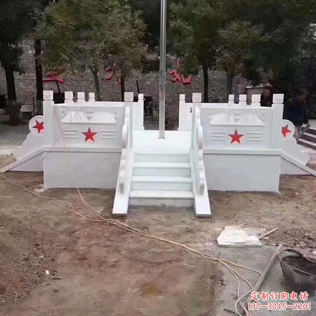 绵阳学校校园升国旗台
