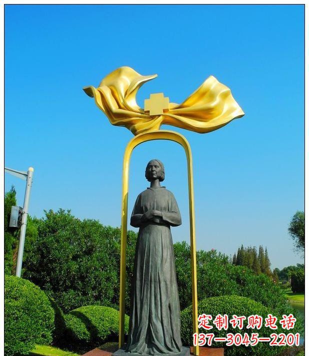 绵阳医院南丁格尔名人铜雕