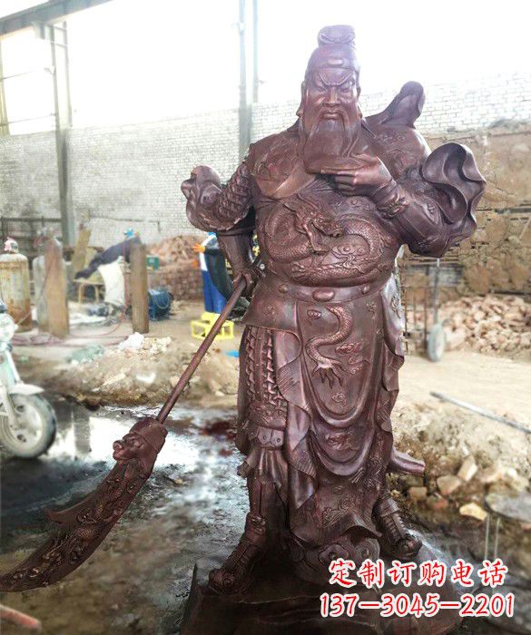 绵阳义薄云天关公像
