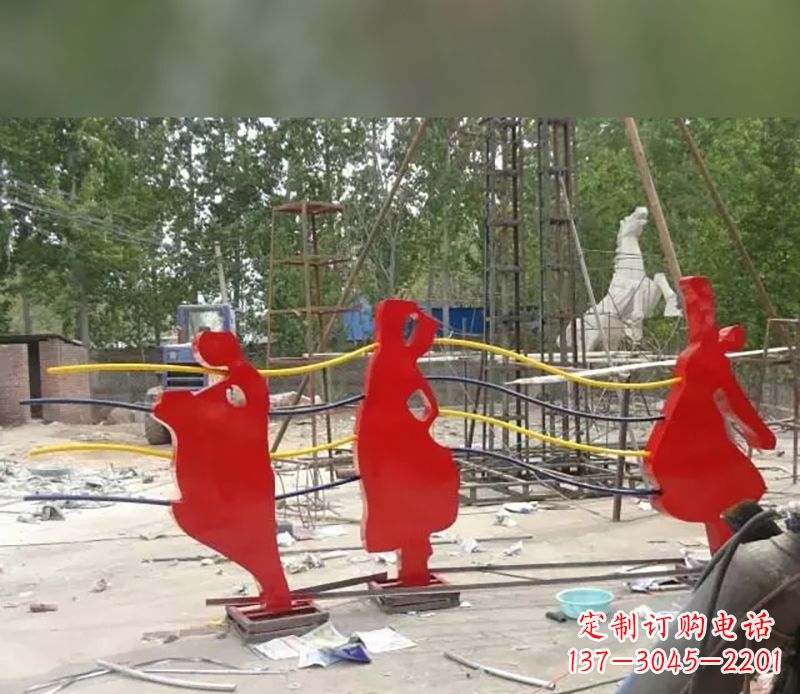 绵阳音符剪纸雕塑不锈钢