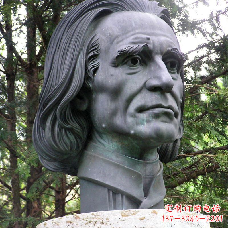 绵阳英国著名外科医生利斯特铜雕头像雕塑