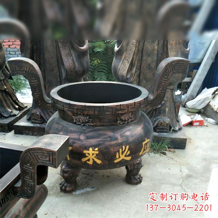 绵阳有求必应祈福铜雕香炉