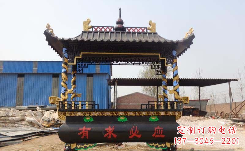 绵阳有求必应香炉寺庙铜雕