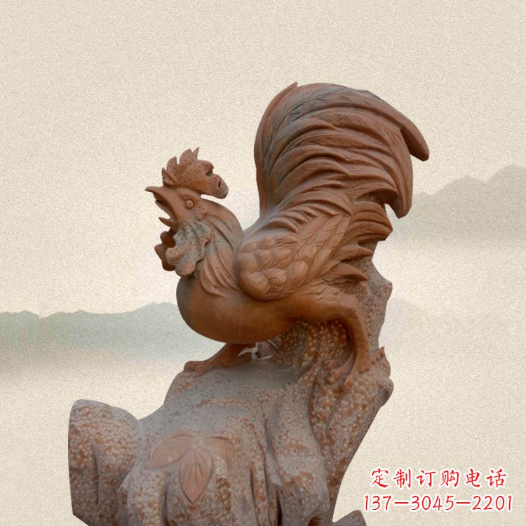 绵阳酉鸡景观石雕