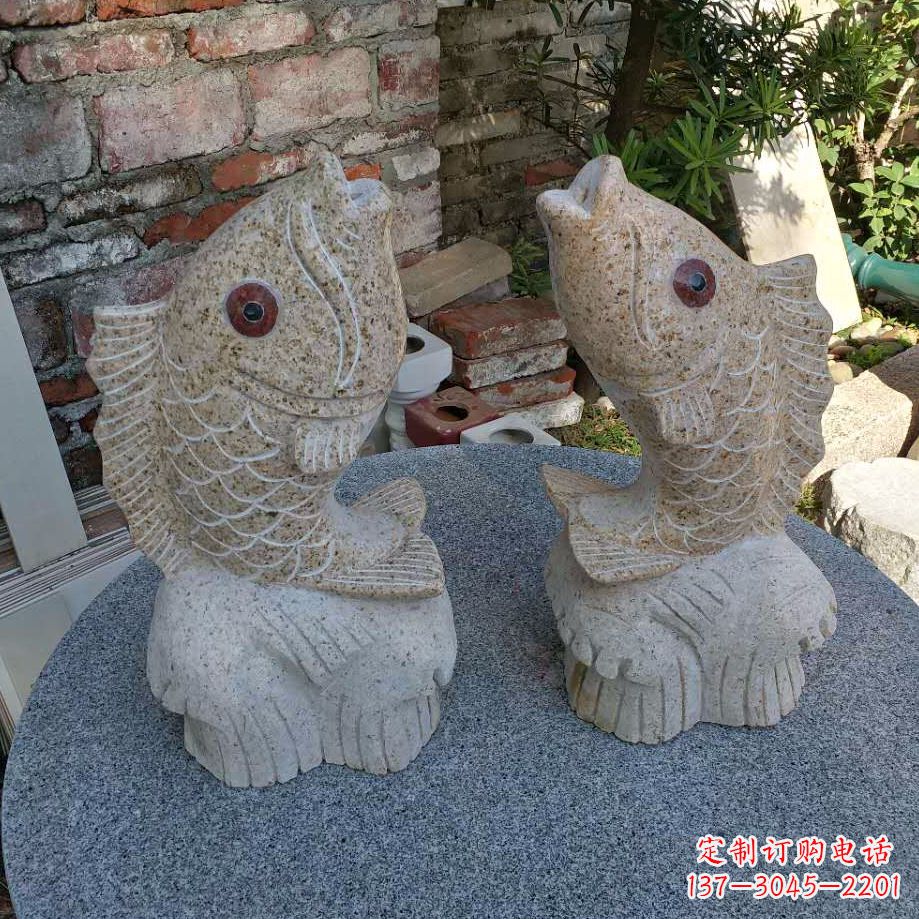 绵阳鱼石雕喷泉