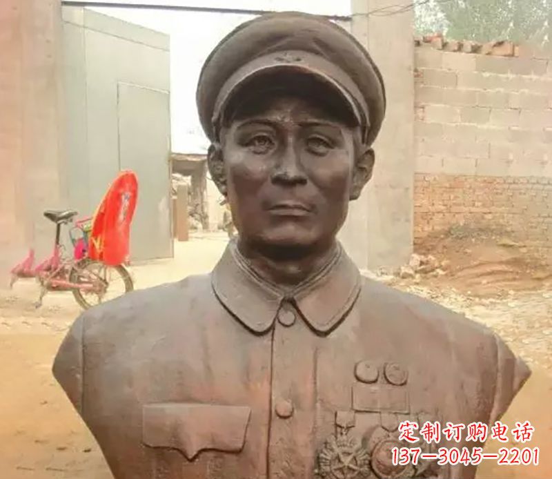 绵阳元帅名人胸像铜雕