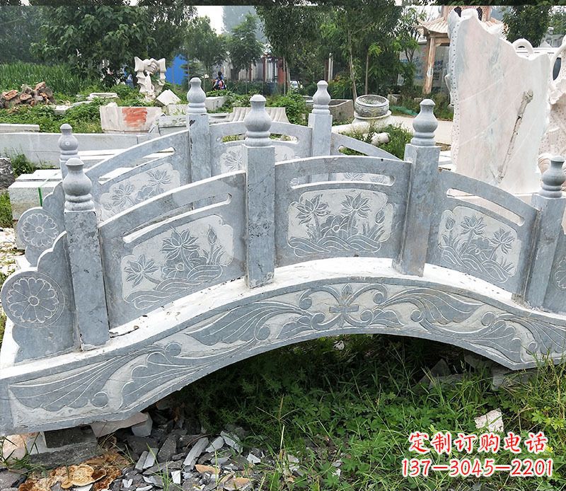 绵阳园林仿古石拱桥景观石雕 (3)