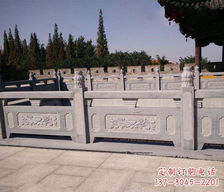 绵阳园林仿古石栏板景观石雕 (2)