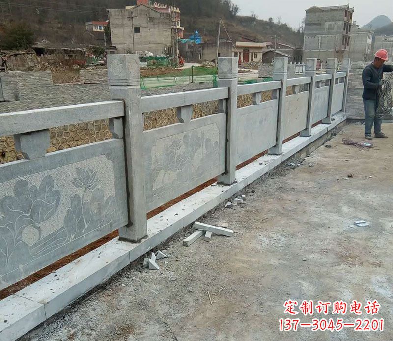 绵阳园林仿古石栏板景观石雕 (5)