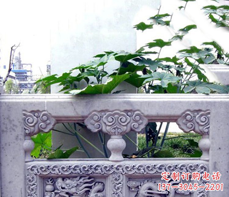 绵阳园林仿古石栏板景观石雕 (6)