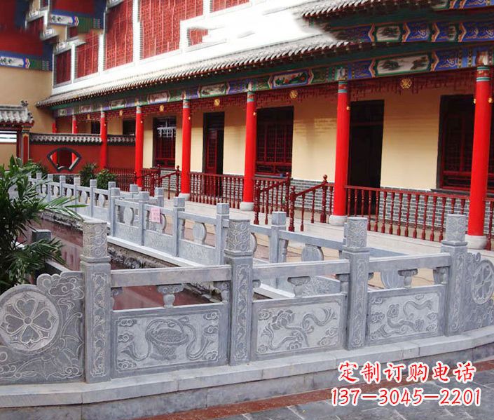 绵阳园林仿古石栏板景观石雕 (12)