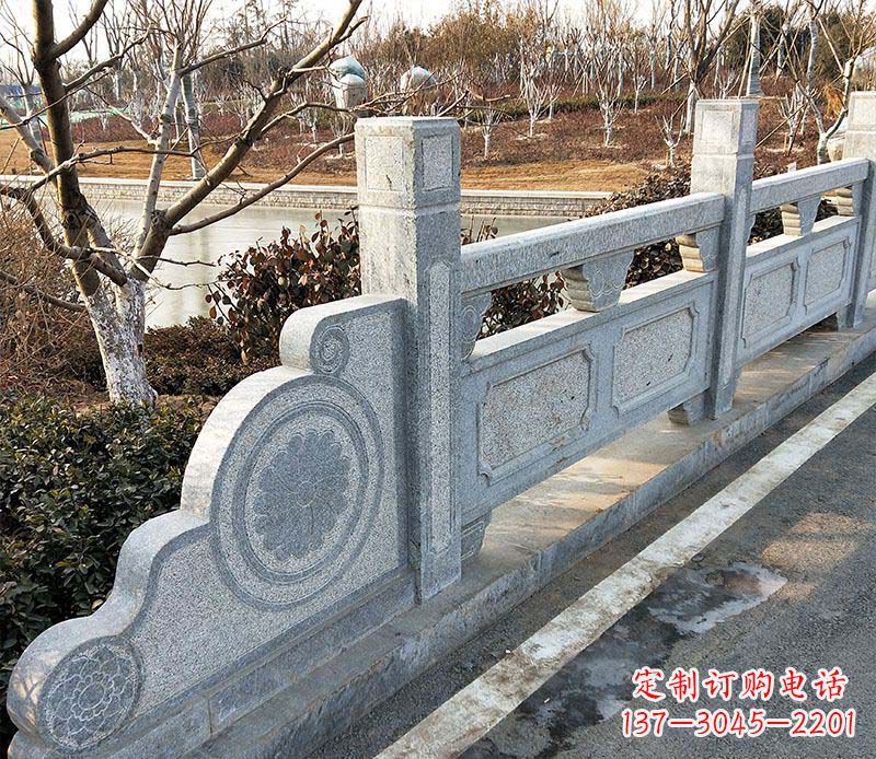 绵阳园林仿古石栏板景观石雕_1