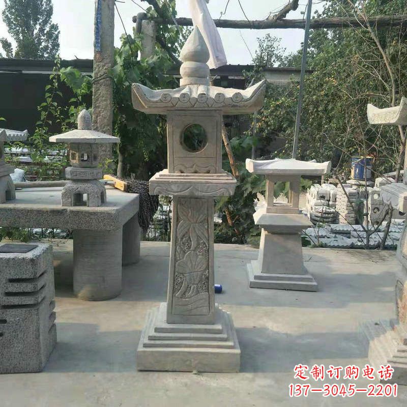 绵阳园林仿古做旧中式石灯