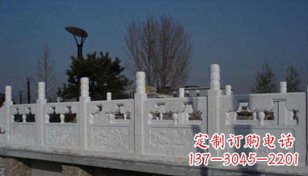 绵阳园林汉白玉栏板景观石雕